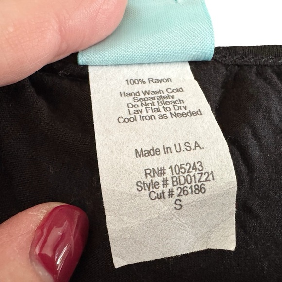 Vintage Y2K whimsigoth Black Lace Cardigan witch fairy goth grunge boho S M 882 - Picture 12 of 12